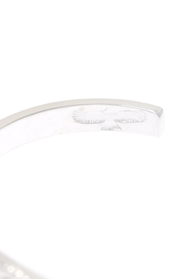 画像4:  {SOLD} Taro Washimi タロウ ワシミ 鷲見太郎 Ｍ arabesque design 5mm bangle／rainbow topaz {-BCA}  :WT-202308-01-F  (4)