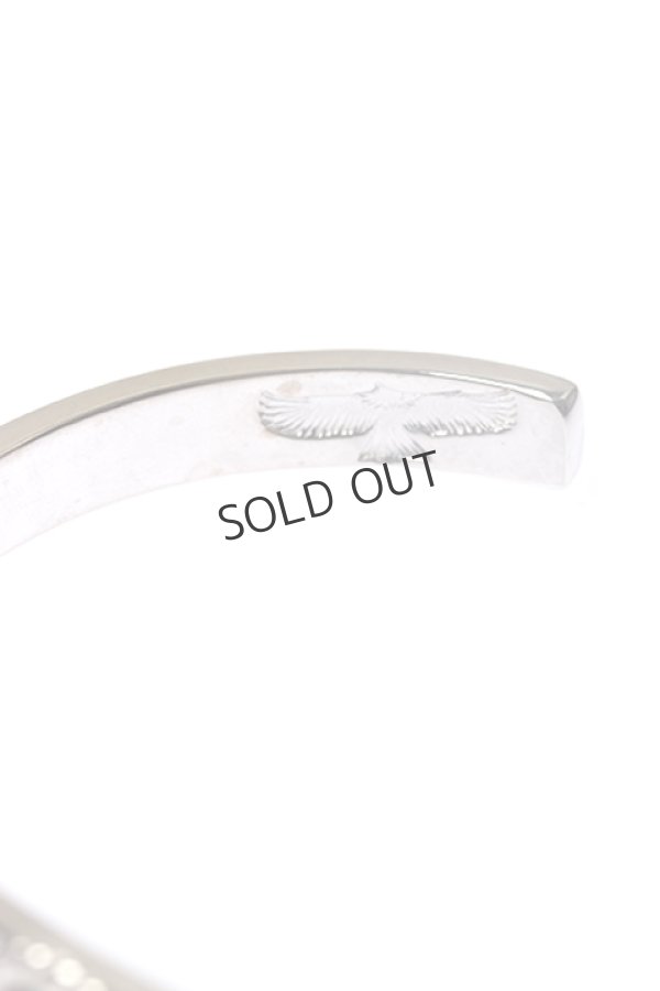 画像4: {SOLD}Taro Washimi タロウ ワシミ 鷲見太郎 M arabesque design 5mm bangle/rainbow topaz{-BCA} (4)