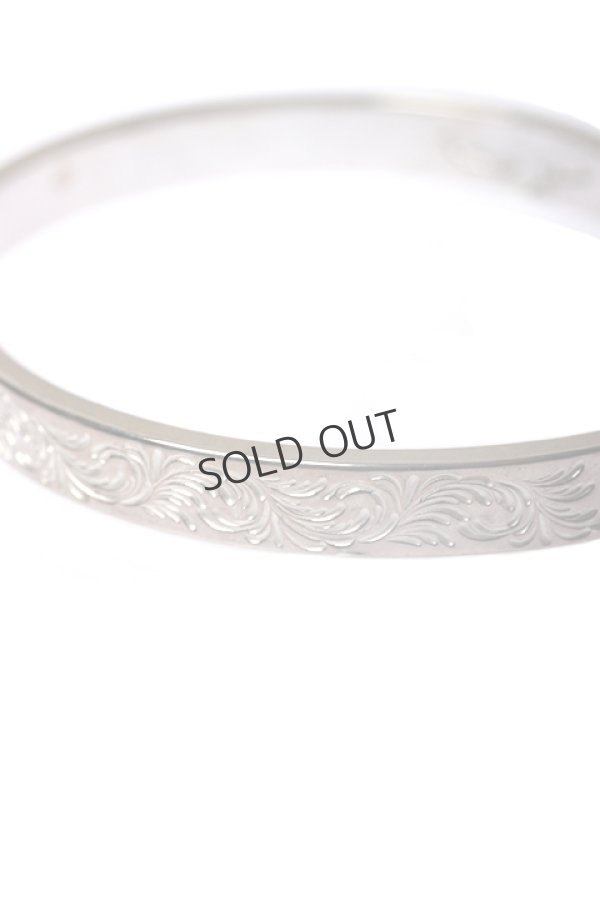 画像5: {SOLD}Taro Washimi タロウ ワシミ 鷲見太郎 M arabesque design 5mm bangle/rainbow topaz{-BCA} (5)