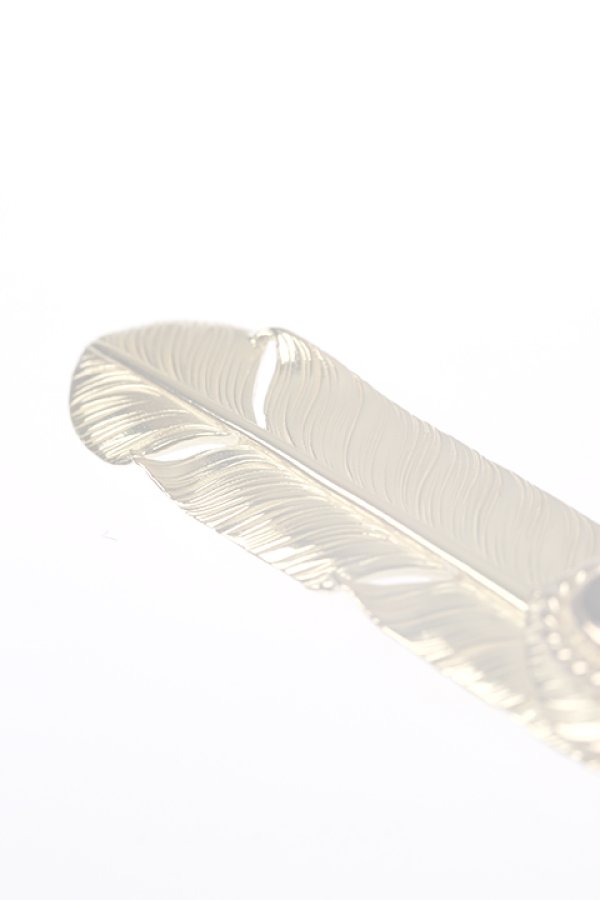 画像3:  {SOLD} Taro Washimi タロウ ワシミ 鷲見太郎 M K18 feather／CUT GARNET／K18 heart feather {-BCA}  :WT-202308-04-F  (3)
