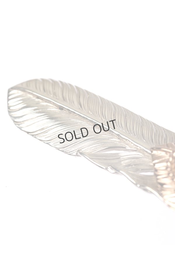 画像3: {SOLD}Taro Washimi タロウ ワシミ 鷲見太郎 L flight feather/MOON STONE/PG flight heart feather{-BCA} (3)