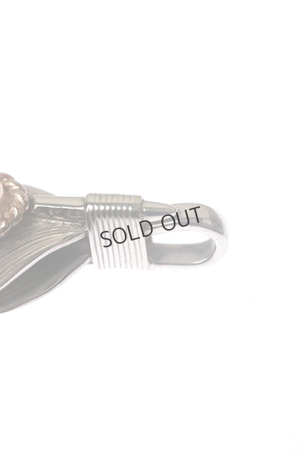 画像4: {SOLD}Taro Washimi タロウ ワシミ 鷲見太郎 《under bar限定ムーンストーン仕様》L arabesque flight feather/MOON STONE/flight heart feather{-BCA} (4)