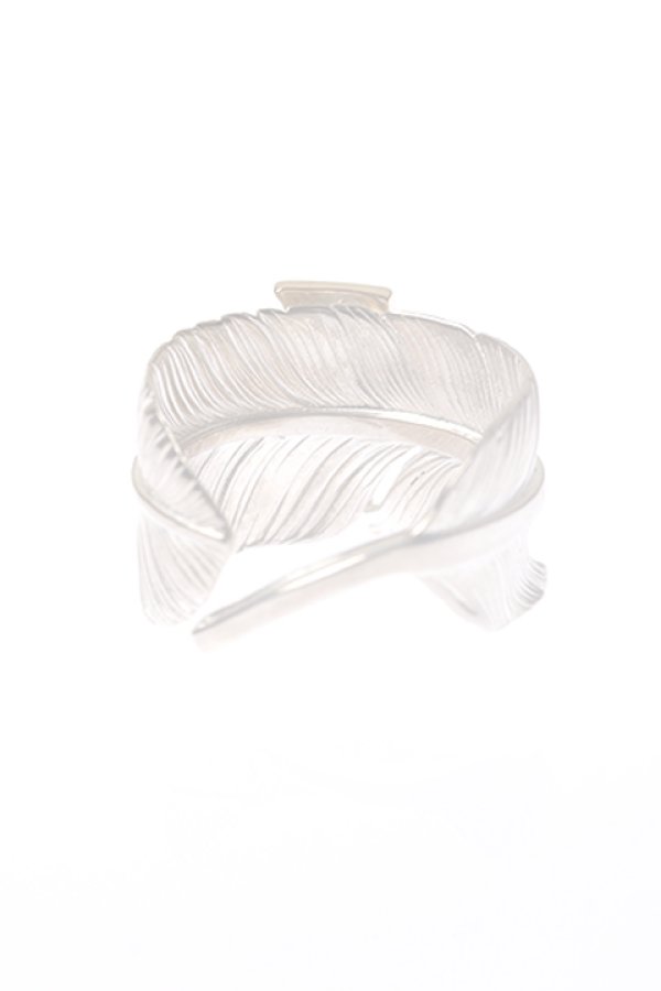 画像2:  {SOLD} Taro Washimi タロウ ワシミ 鷲見太郎 L old feather ring／K18 big thunder {-BCA}  :WT-202308-09-F  (2)