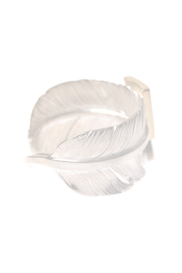 画像4:  {SOLD} Taro Washimi タロウ ワシミ 鷲見太郎 L old feather ring／K18 big thunder {-BCA}  :WT-202308-09-F  (4)