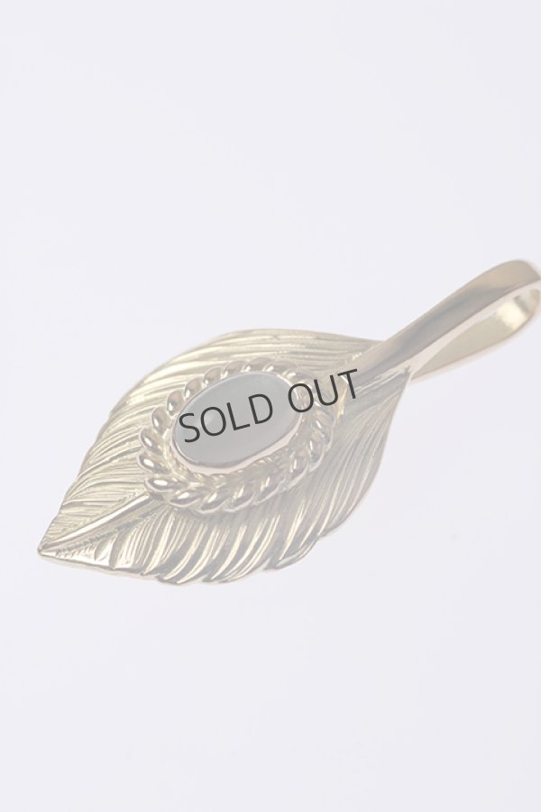 画像3: {SOLD}Taro Washimi タロウ ワシミ 鷲見太郎 《under bar限定ムーンストーン仕様》L K18 flight heart feather 02/MOON STONE/K18 cup{-BCA} (3)