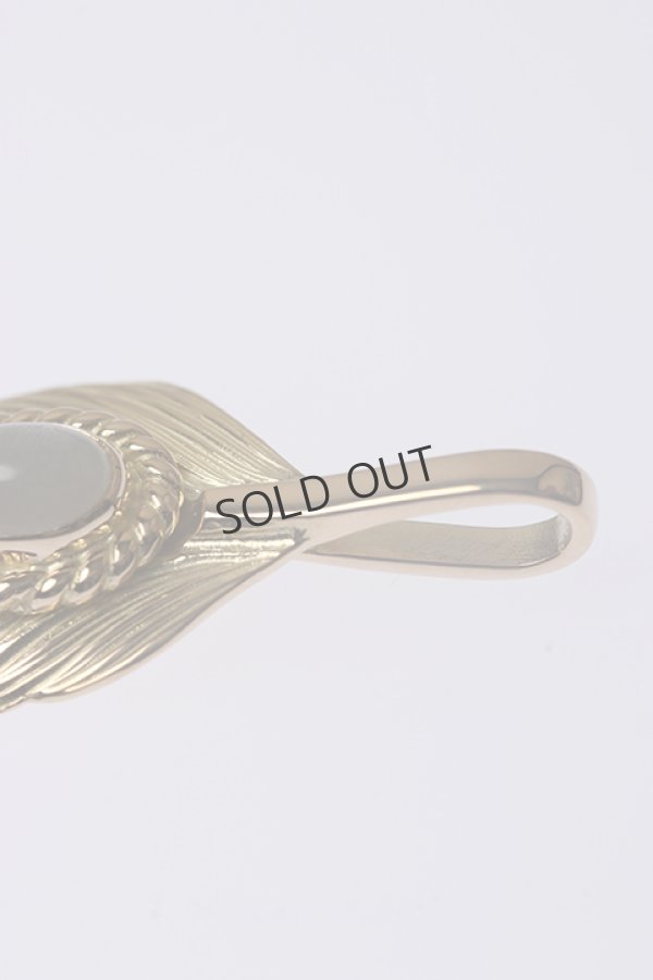 画像4: {SOLD}Taro Washimi タロウ ワシミ 鷲見太郎 《under bar限定ムーンストーン仕様》L K18 flight heart feather 02/MOON STONE/K18 cup{-BCA} (4)