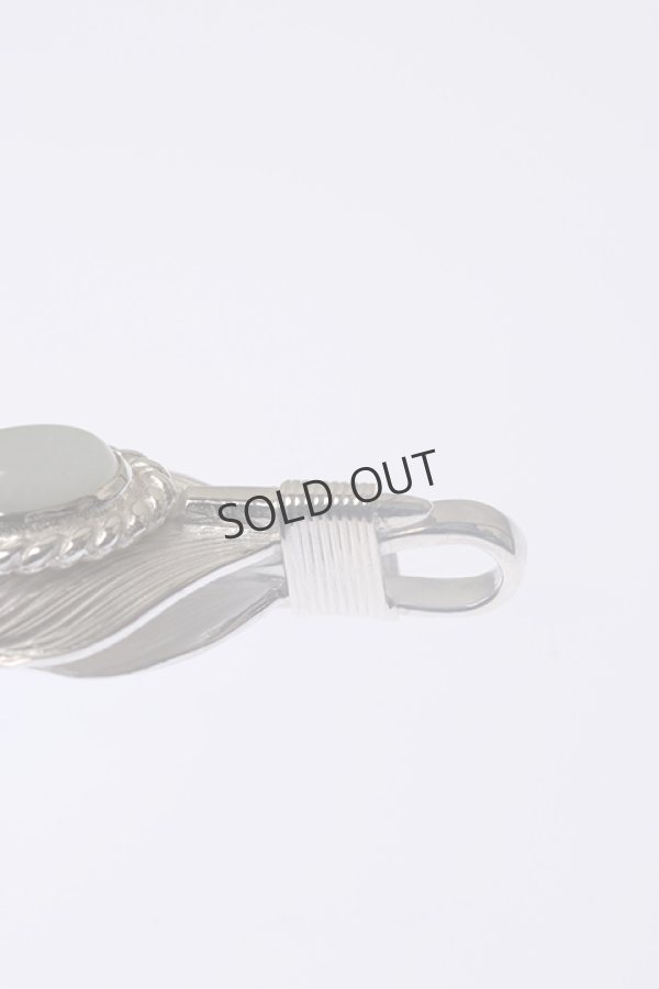 画像5: {SOLD}Taro Washimi タロウ ワシミ 鷲見太郎 《under bar限定ムーンストーン仕様》L arabesque flight feather 01/L flight heart feather 01/MOON STONE{-BCA} (5)