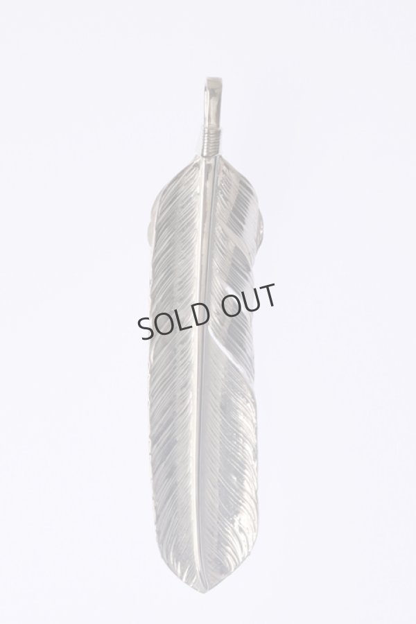 画像2: {SOLD}Taro Washimi タロウ ワシミ 鷲見太郎 《under bar限定ムーンストーン仕様》L arabesque flight feather 02/L flight heart feather 02/MOON STONE{-BCA} (2)