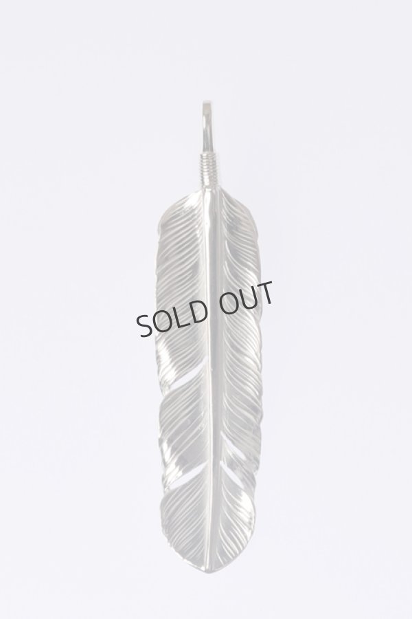 画像2: {SOLD}Taro Washimi タロウ ワシミ 鷲見太郎 《under bar限定ムーンストーン仕様》M feather 01/M heart feather 01/MOON STONE/K18 cup{-BCA} (2)