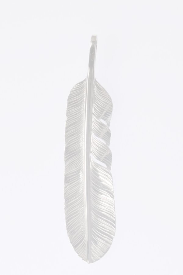 画像2:  {SOLD} Taro Washimi タロウ ワシミ 鷲見太郎 《under bar限定ムーンストーン仕様》L old feather 02/MOON STONE {-BCA}  :WT-202310-21-F  (2)
