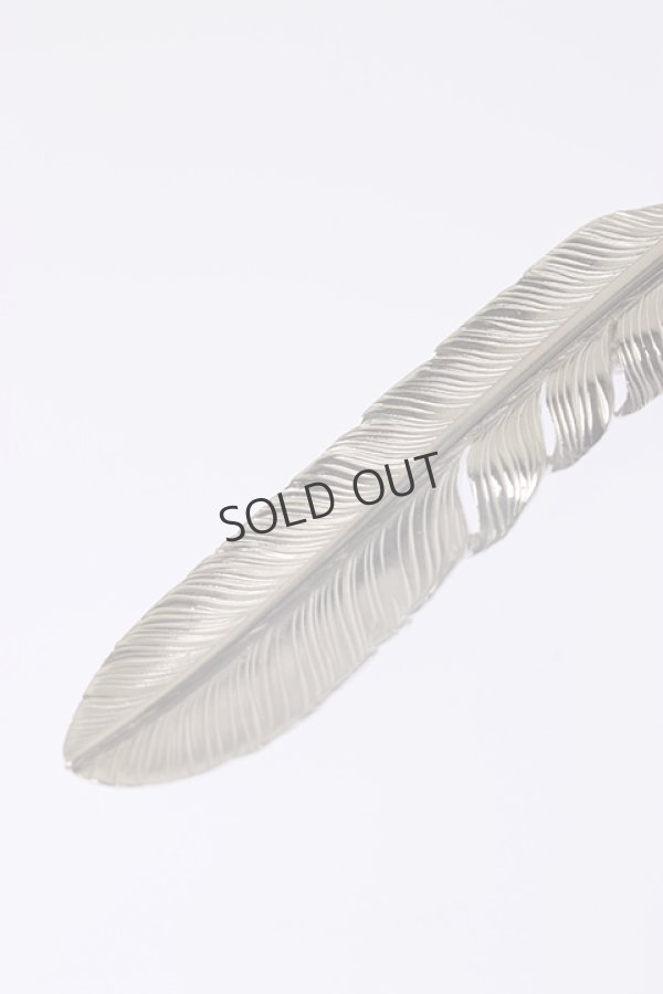 画像6: {SOLD}Taro Washimi タロウ ワシミ 鷲見太郎 《under bar限定ムーンストーン仕様》L old feather 02/MOON STONE{-BCA} (6)