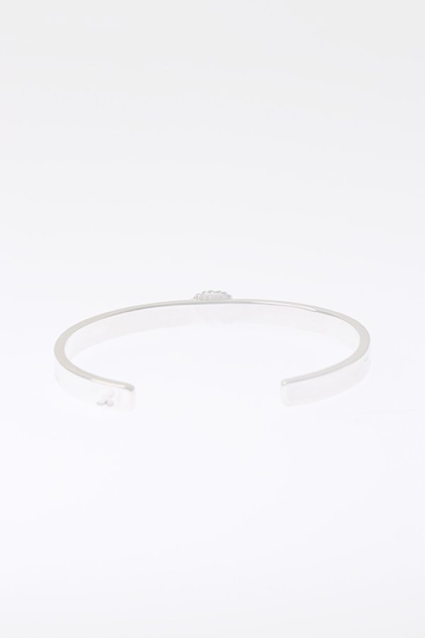 画像2:  {SOLD} Taro Washimi タロウ ワシミ 鷲見太郎 《under bar限定ムーンストーン仕様》M arabesque design 5mm bangle/MOON STONE {-BCA}  :WT-202310-22-F  (2)
