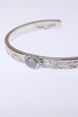 画像3: Taro Washimi タロウ ワシミ 鷲見太郎 《under bar限定ムーンストーン仕様》M arabesque design 5mm bangle/MOON STONE{-BCA} (3)