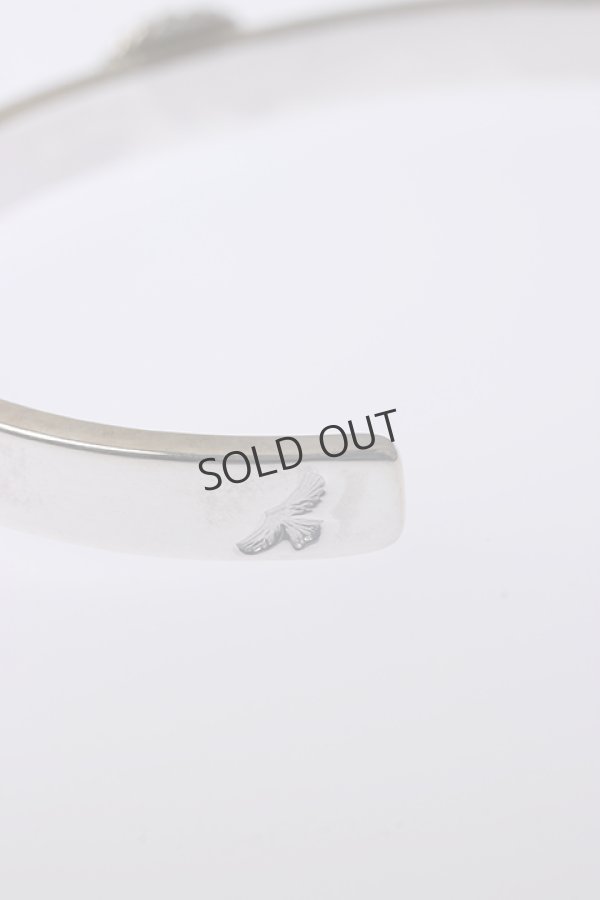 画像4: {SOLD}Taro Washimi タロウ ワシミ 鷲見太郎 《under bar限定ムーンストーン仕様》M arabesque design 5mm bangle/MOON STONE{-BCA} (4)