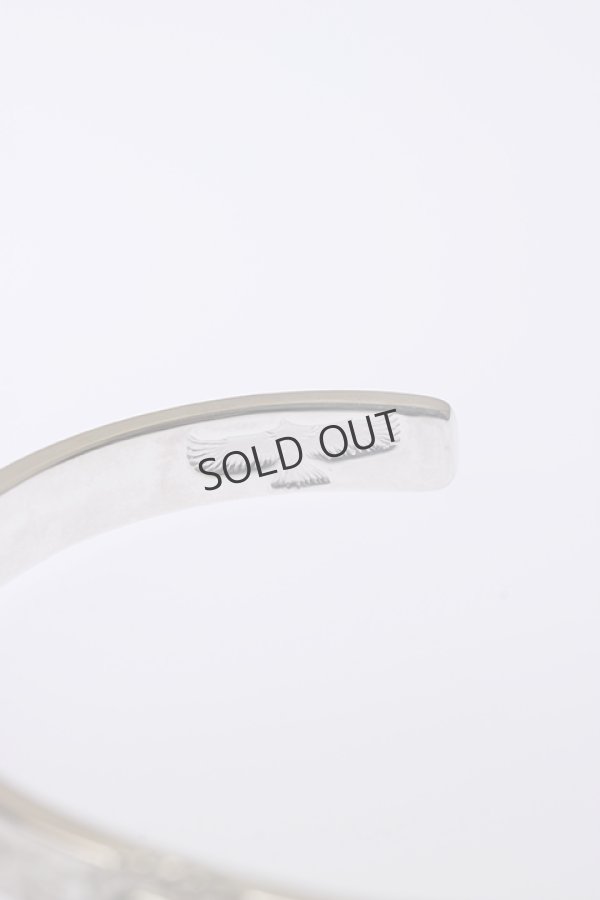 画像5: {SOLD}Taro Washimi タロウ ワシミ 鷲見太郎 《under bar限定ムーンストーン仕様》M arabesque design 5mm bangle/MOON STONE{-BCA} (5)