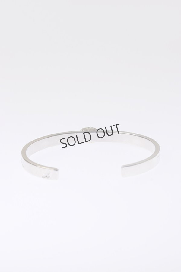 画像2: {SOLD}Taro Washimi タロウ ワシミ 鷲見太郎 《under bar限定ムーンストーン仕様》M arabesque design 5mm bangle/MOON STONE/K18 cup{-BCA} (2)