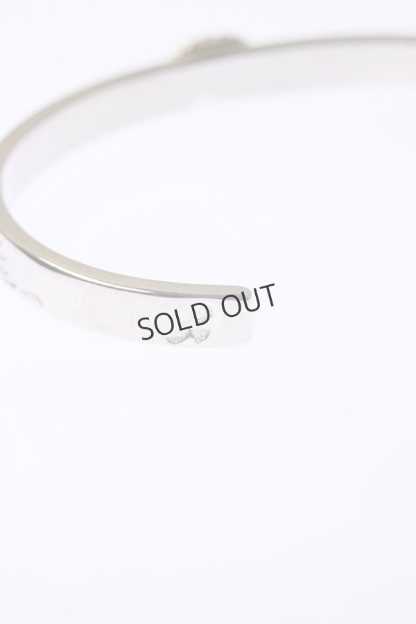 画像4: {SOLD}Taro Washimi タロウ ワシミ 鷲見太郎 《under bar限定ムーンストーン仕様》M arabesque design 5mm bangle/MOON STONE/K18 cup{-BCA} (4)