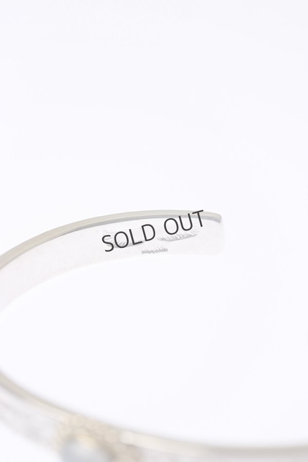 画像5: {SOLD}Taro Washimi タロウ ワシミ 鷲見太郎 《under bar限定ムーンストーン仕様》M arabesque design 5mm bangle/MOON STONE/K18 cup{-BCA} (5)