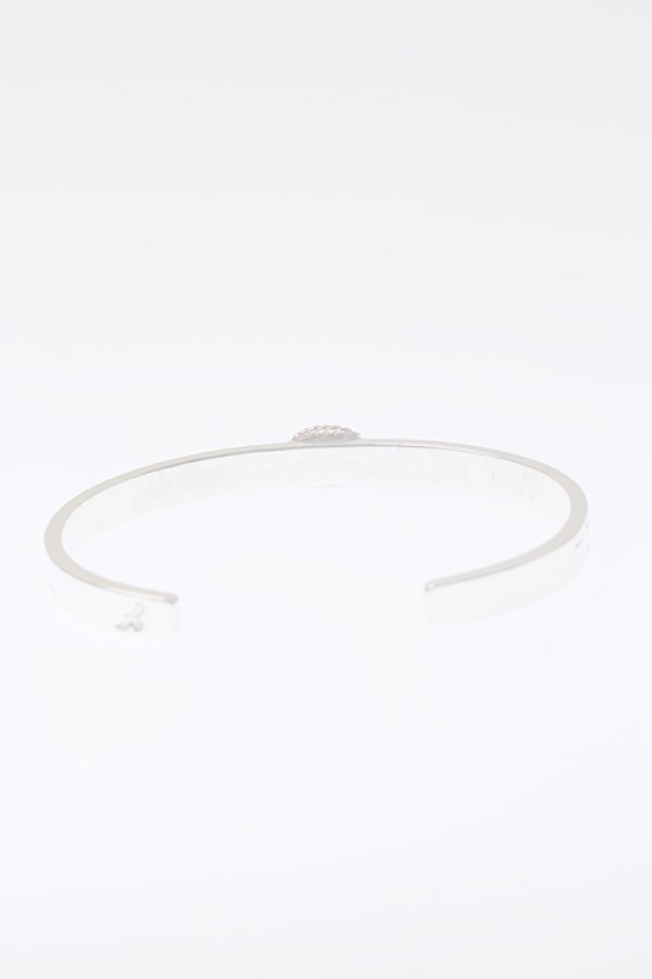 画像2:  {SOLD} Taro Washimi タロウ ワシミ 鷲見太郎 《under bar限定ムーンストーン仕様》M arabesque design 5mm bangle/MOON STONE/K18PG cup {-BCA}  :WT-202310-24-F  (2)