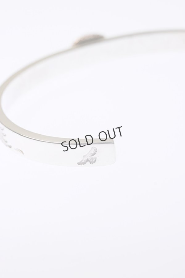 画像4: {SOLD}Taro Washimi タロウ ワシミ 鷲見太郎 《under bar限定ムーンストーン仕様》M arabesque design 5mm bangle/MOON STONE/K18PG cup{-BCA} (4)