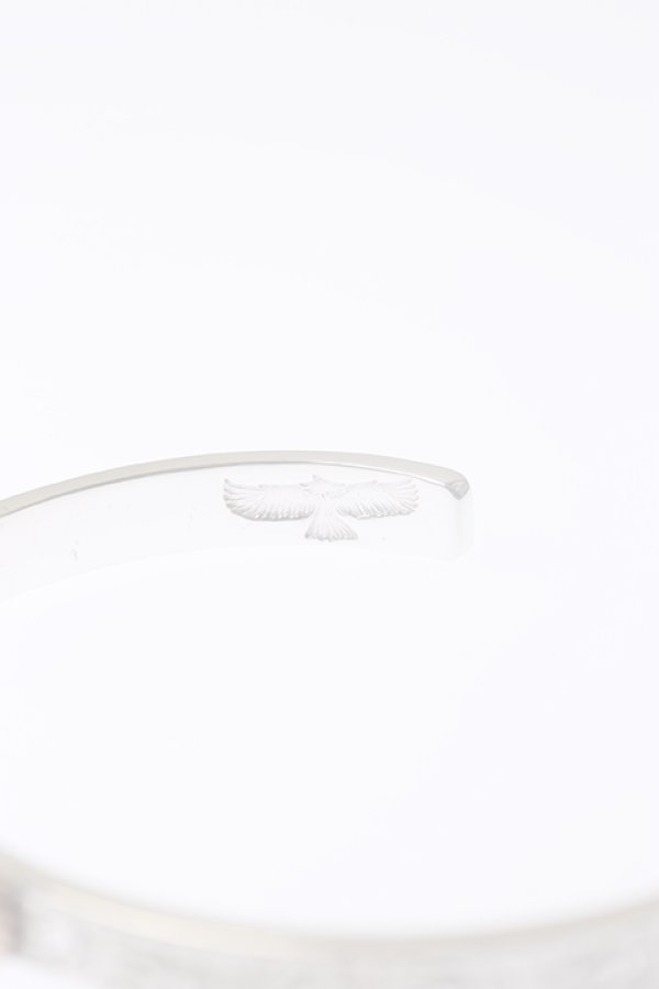 画像5:  {SOLD} Taro Washimi タロウ ワシミ 鷲見太郎 《under bar限定ムーンストーン仕様》M arabesque design 5mm bangle/MOON STONE/K18PG cup {-BCA}  :WT-202310-24-F  (5)