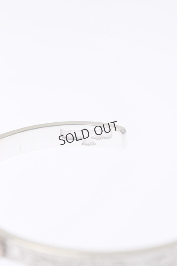 画像5: {SOLD}Taro Washimi タロウ ワシミ 鷲見太郎 《under bar限定ムーンストーン仕様》M arabesque design 5mm bangle/MOON STONE/K18PG cup{-BCA} (5)