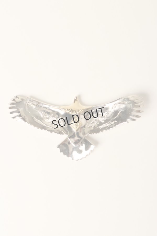 画像2: {SOLD}Taro Washimi タロウ ワシミ 鷲見太郎  【ご購入条件あり】 eagle eg-03/K18・925/diamond/ruby/arabesque design(表裏){-BCA} (2)