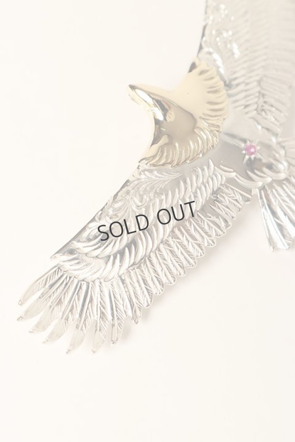 画像3: {SOLD}Taro Washimi タロウ ワシミ 鷲見太郎  【ご購入条件あり】 eagle eg-03/K18・925/diamond/ruby/arabesque design(表裏){-BCA} (3)