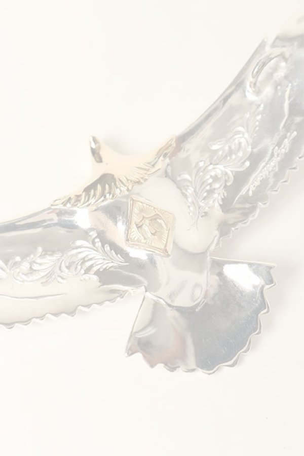 画像4:  {SOLD} Taro Washimi タロウ ワシミ 鷲見太郎  【ご購入条件あり】 eagle eg-03/K18・925/diamond/ruby/arabesque design（表裏） {-BCA}  :WT-202310-28-F  (4)