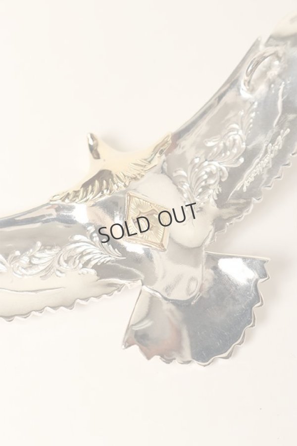 画像4: {SOLD}Taro Washimi タロウ ワシミ 鷲見太郎  【ご購入条件あり】 eagle eg-03/K18・925/diamond/ruby/arabesque design(表裏){-BCA} (4)