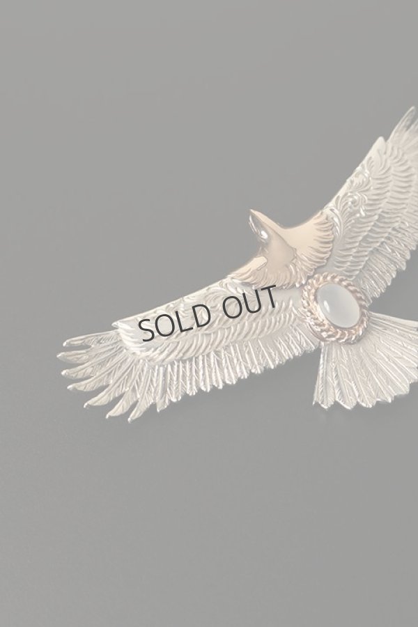 画像3: {SOLD}Taro Washimi タロウ ワシミ 鷲見太郎 eagle eg-03/K18PG・925/鷲見太郎氏による手彫りの唐草模様入り{-BCA} (3)