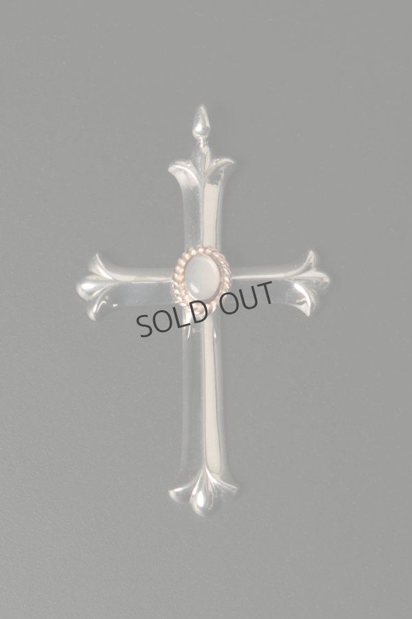 画像4: {SOLD}Taro Washimi【セット】K20 cross pendant/鷲見太郎氏による手彫りの唐草模様入り のセット{-BDS} (4)