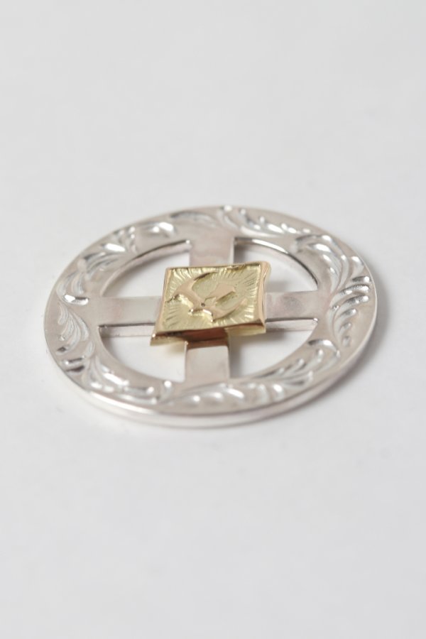 画像3: Taro Washimi タロウ ワシミ 鷲見太郎 唐草 medicine wheel/M K18 eagle metal{-BES} (3)