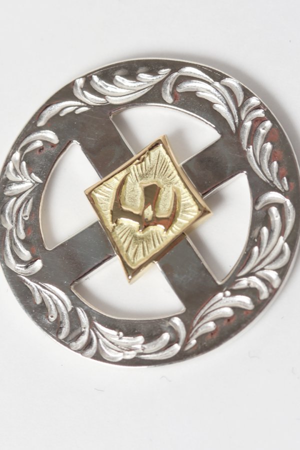 画像4: Taro Washimi タロウ ワシミ 鷲見太郎 唐草 medicine wheel/M K18 eagle metal{-BES} (4)