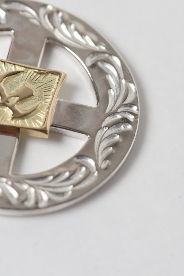 画像5: Taro Washimi タロウ ワシミ 鷲見太郎 唐草 medicine wheel/M K18 eagle metal{-BES} (5)