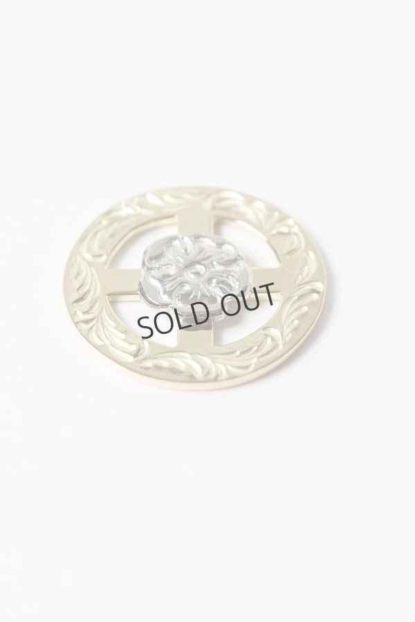 画像3: Taro Washimi タロウ ワシミ 鷲見太郎 唐草 K18 medicine wheel/S Pt900 flower metal{-BES} (3)