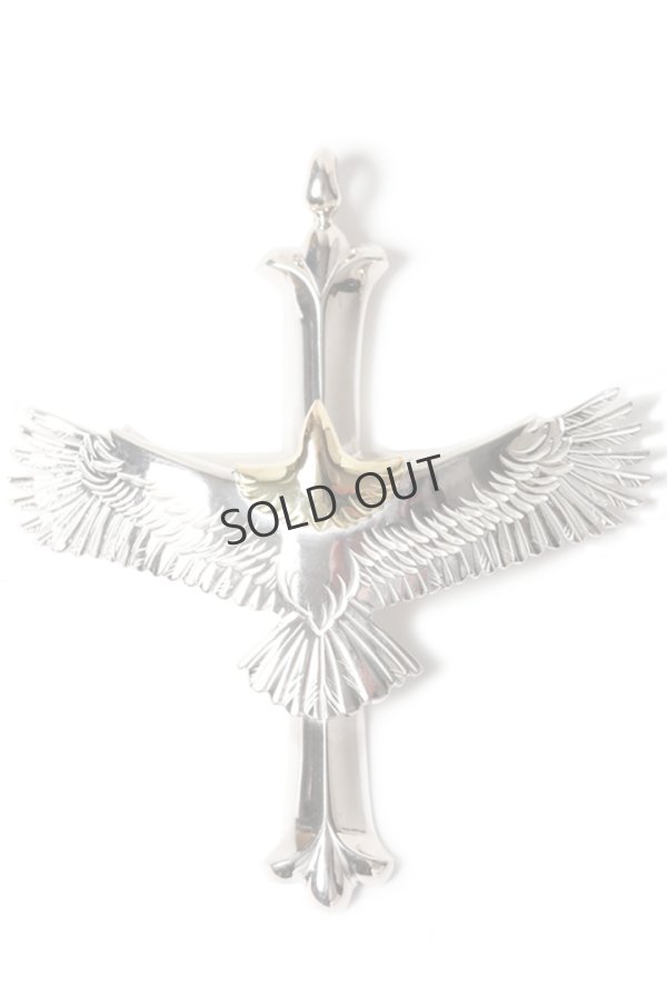 画像1: {SOLD}Taro Washimi タロウ ワシミ 鷲見太郎 cross pendant/eagle eg-02/K18・925 {-BES}{E-09} (1)