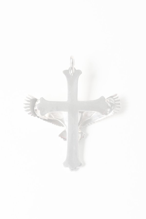 画像2:  {SOLD} Taro Washimi タロウ ワシミ 鷲見太郎 cross pendant/eagle eg-02/K18・925  {-BES}  {E-09}  :WT-202504_09-F  (2)