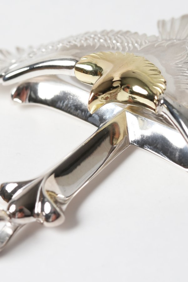 画像3: Taro Washimi タロウ ワシミ 鷲見太郎 cross pendant/eagle eg-02/K18・925 {-BES} (3)