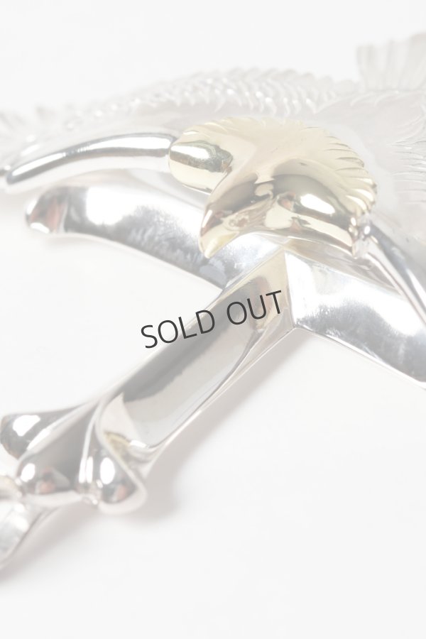 画像3: {SOLD}Taro Washimi タロウ ワシミ 鷲見太郎 cross pendant/eagle eg-02/K18・925 {-BES}{E-09} (3)