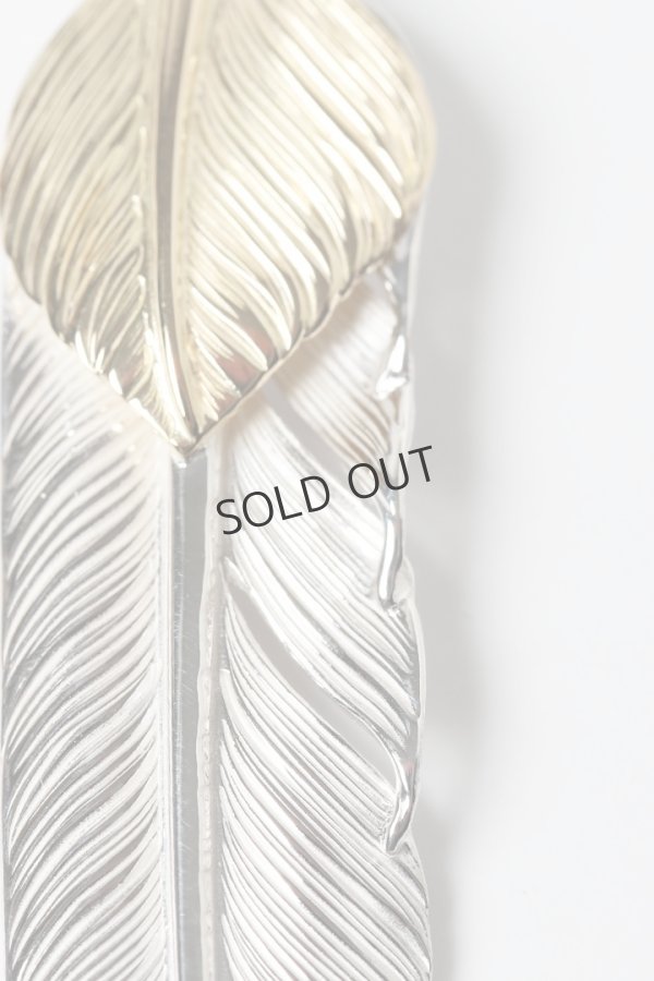 画像3: Taro Washimi タロウ ワシミ 鷲見太郎 L flight feather 01/L K18 flight heart feather 01 {-BES} (3)