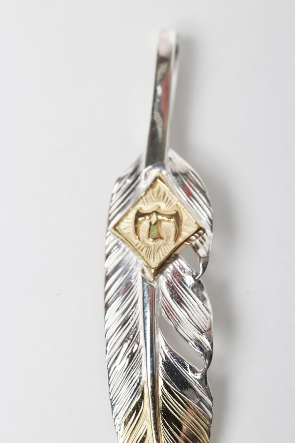 画像3: Taro Washimi タロウ ワシミ 鷲見太郎 S feather K18 top 01/M K18 eagle metal{-BES} (3)