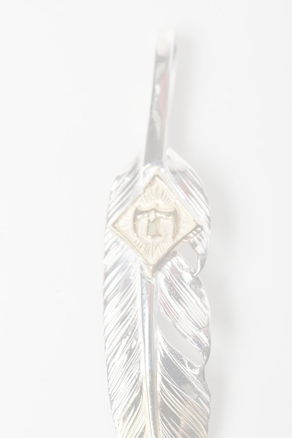 画像3:  {SOLD} Taro Washimi タロウ ワシミ 鷲見太郎 S feather K18 top 01/M K18 eagle metal {-BES}  {E-14}  {E-36}  :WT-202504_14-F  (3)