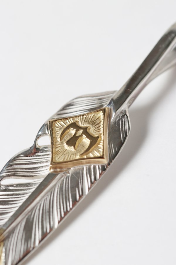 画像3: Taro Washimi タロウ ワシミ 鷲見太郎 S feather K18 top 02/M K18 eagle metal{-BES} (3)