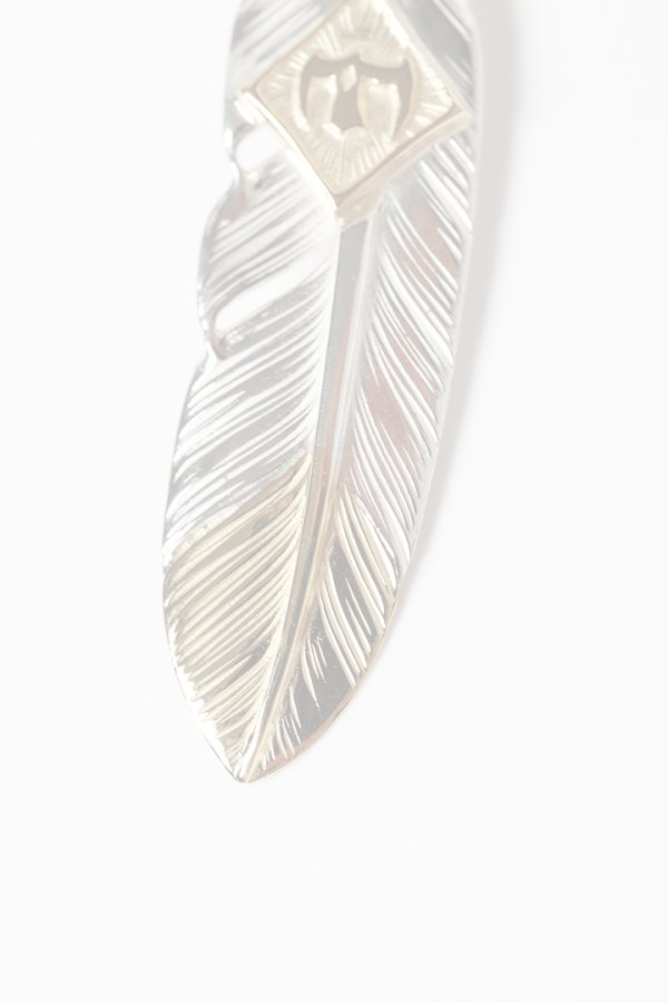 画像4:  {SOLD} Taro Washimi タロウ ワシミ 鷲見太郎 S feather K18 top 02/M K18 eagle metal {-BES}  {E-15}  {E-37}  :WT-202504_15-F  (4)