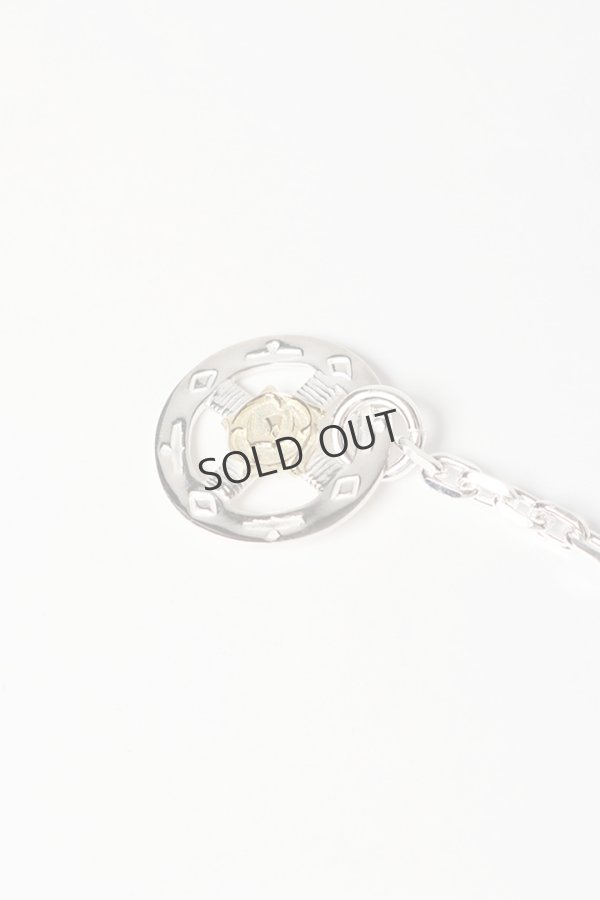 画像6: Taro Washimi タロウ ワシミ 鷲見太郎 thunder hook medicine wheel chain K 50/arabesque K18 eagle metal{-BES} (6)