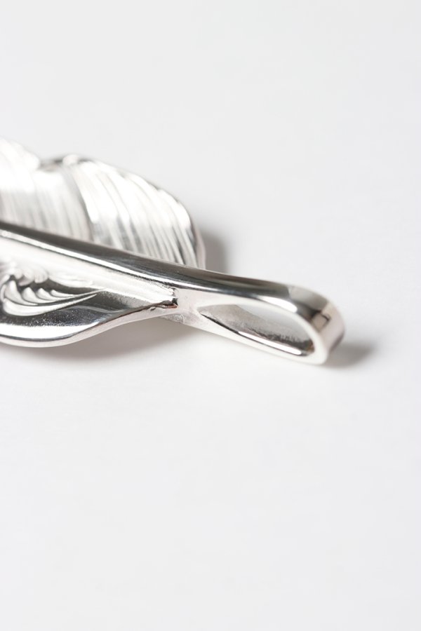 画像6: Taro Washimi タロウ ワシミ 鷲見太郎 L arabesque flight feather 02/S K18 flower metal/ruby 2mm{-BES} (6)