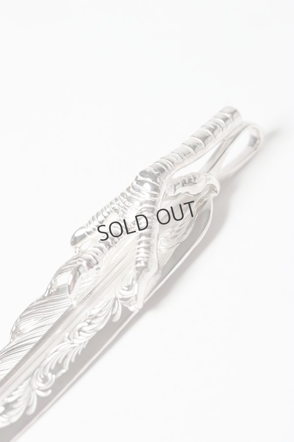 画像5: {SOLD}Taro Washimi タロウ ワシミ 鷲見太郎 L arabesque flight feather 02/eagle claw pendant 02/S K18 flower metal/diamond 2mm{-BES}{E-24} (5)