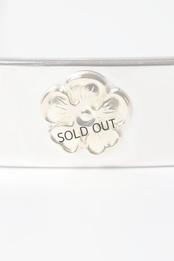 画像4: Taro Washimi タロウ ワシミ 鷲見太郎 M plain bangle 12mm/M K18 flower metal×3個{-BES}{E-27} (4)