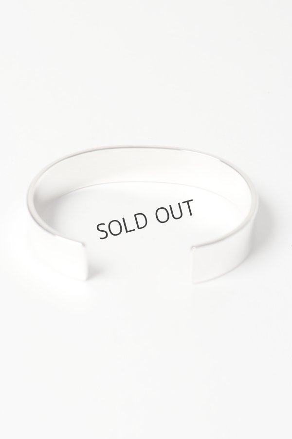 画像3: Taro Washimi タロウ ワシミ 鷲見太郎 M plain bangle 12mm/M K18 flower metal{-BES} (3)